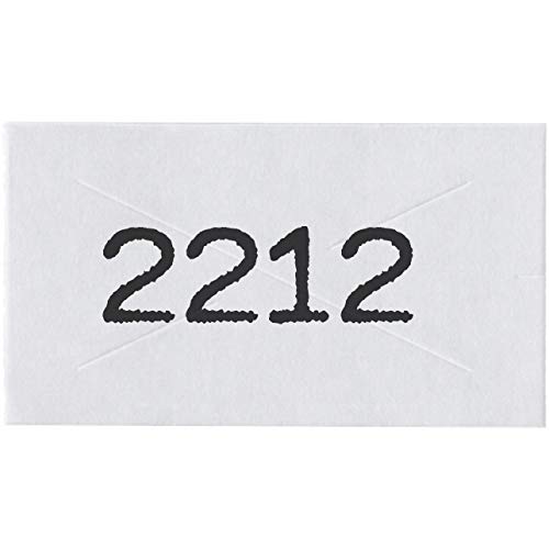 Compatible Labels for Garvey 2212-22mm x 12mm - 10,800 Labels - Pack with 9 Rolls - Labels for Us 1 Pack (9 Rolls) White