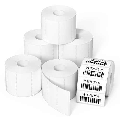 2x1 Inch Thermal Labels+Gold Transparent Thermal Stickers