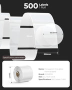 2 Inch Silver Fine Glitter Thermal Labels+2" Circle Holographic Thermal Label Stickers