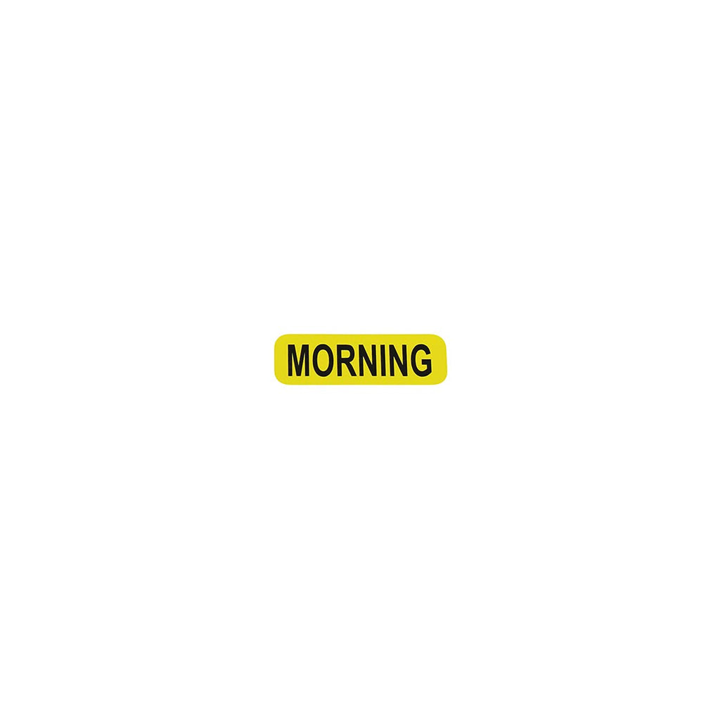 Morning Medical Medical Healthcare Labels 0.5 x 1.5 Inches in Size, 500 Labels on a Roll 0.5 x 1.5" Rectangle