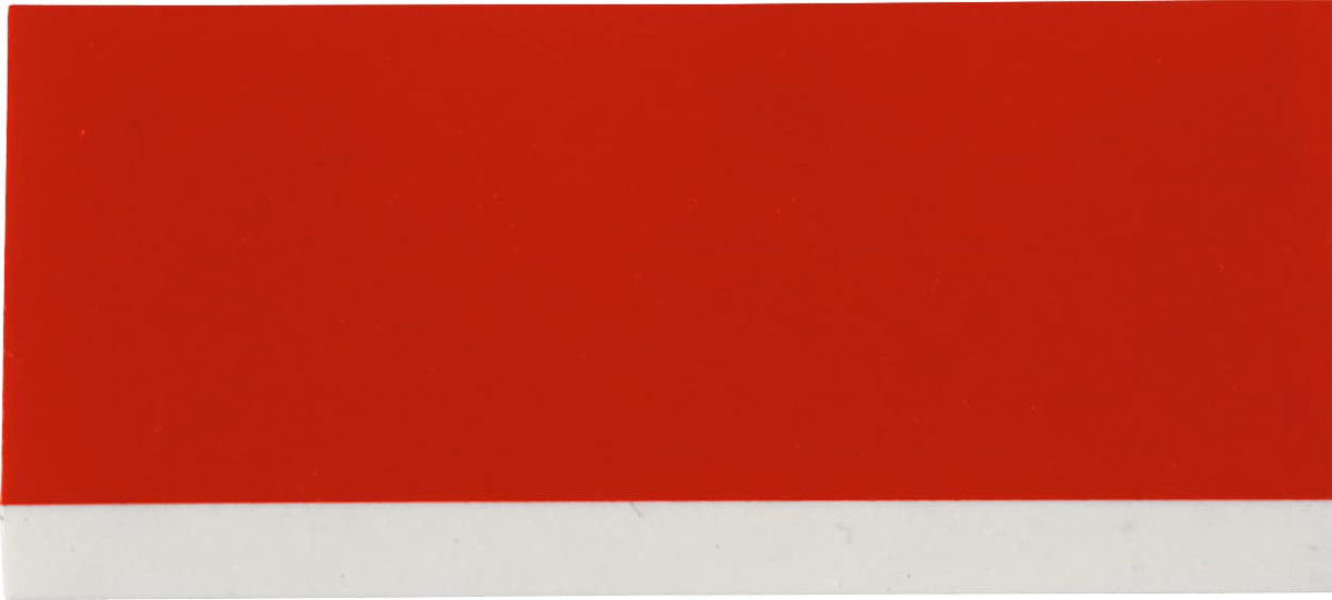 Brady Authentic (M21-500-595-RD) All-Weather Vinyl Label for Indoor/Outdoor ID, Lab and Equipment Labeling, White on Red- For M210, M210-LAB, M211, BMP21-PLUS and BMP21-LAB Printers, .5" W, 21' L .5" W, 21\' L