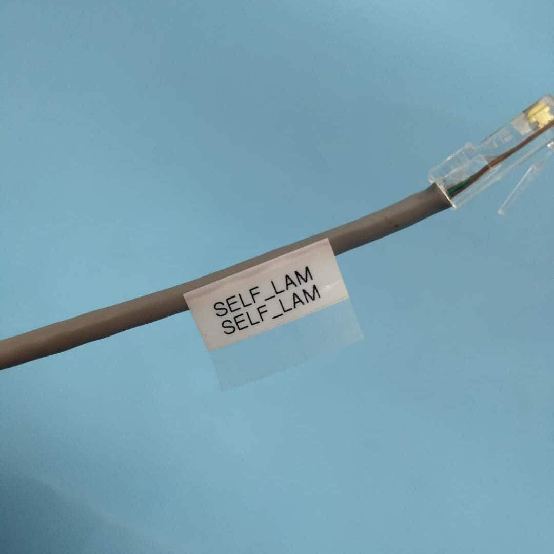 Compatible Label Tape Replacememt for M21-1500-427 Cartridge Ribbon 1.5 Inches Wire Cable Labels,Work with M210/LAB BMP21-PLUS/LAB Self Laminating Vinyl Film-14' Length 1.5" Widt-2 Roll