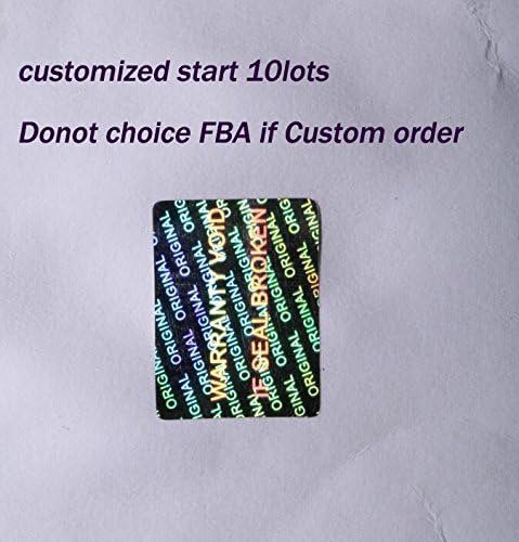 Laser Hologram Tamper Proof Security Warranty Void Sticker Label Seal 15 * 20mm,Silver, Leave"Void"if Removed 500pcs