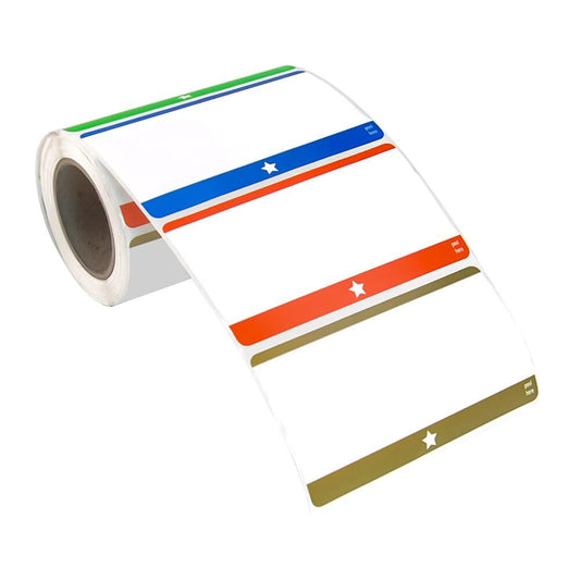 L LIKED 200 Stickers - 2" x 3.5" Removable Freezer Labels Food Storage Stickers Refrigerator Freezer Paper Labels