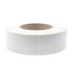 LabelValue Primera 74800 high gloss all-purpose labels, 1.5 x 1.5 inches, shown on a sheet with vibrant finish