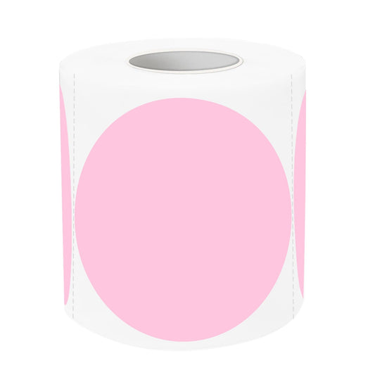 Removable 3 Inch Colored Dot Stickers - Waterproof Circle Color Labels, Writable Garage Sale Price Tags, Suitable for Laser and Inkjet Printable (200Pcs, Pink)