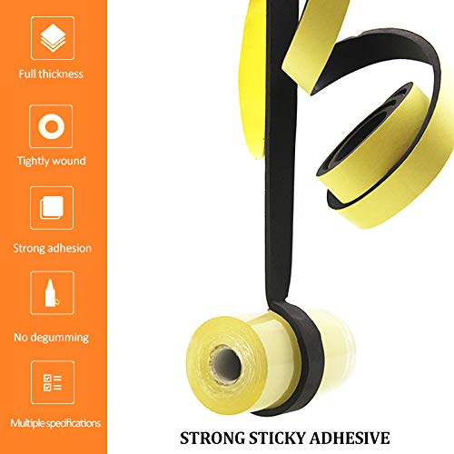 Foam Insulation Tape Adhesive High Density, Seal, Doors, Weatherstrip, Waterproof, Plumbing, HVAC, Windows, Pipes, Cooling, Air Conditioning, Weather Stripping, Craft Tape (33 Ft- 1/8" x 2") 33 Ft- 1/8" x 2"