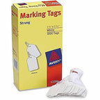 Medium-Weight White Marking Tags, 1.75 x 1.09, 1,000/Box