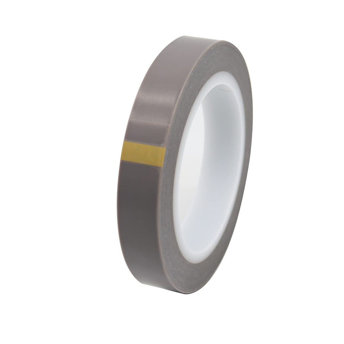 PTFE Tape, Single Side Silicone Adhesive PTFE Film Tape Sheets, Heat Resistant Film Tape, 36 Yards (1 roll) 0.007 in × 0.75 in × 36 yd Grey
