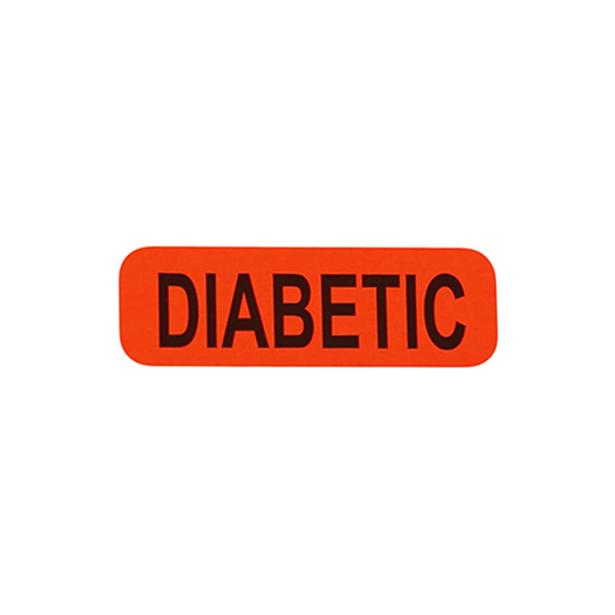Diabetic Medical Healthcare Labels 0.5 x 1.5 Inch 500 Total Labels