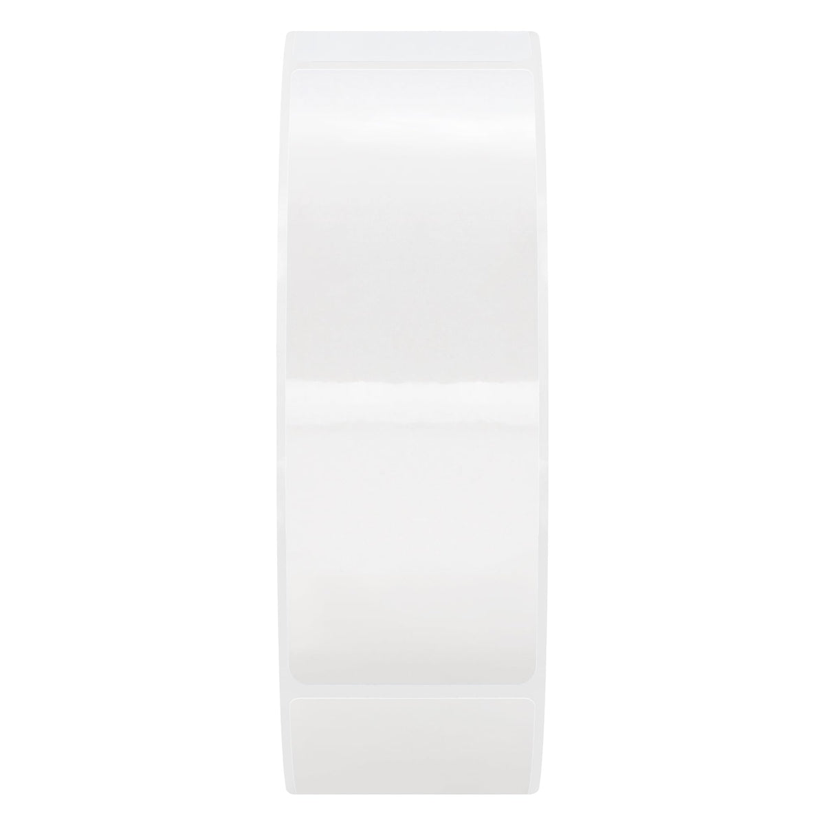 Hybsk 1x3 inch Rectangle Square Crystal Clear Retail Package Seals Circle Wafer Stickers/Transparent Labels (1x3 inch)