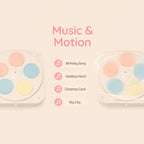 8.2 Inch Electric Rotating Dessert Display Stand, White ABS Revolving Cupcake Tray with Music for Wedding Birthday Party Cake Decor(5 Trays) 5 Trays