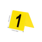 Cabilock Table Numbers from 1-10, Acrylic Double Side Numbered Table Tents