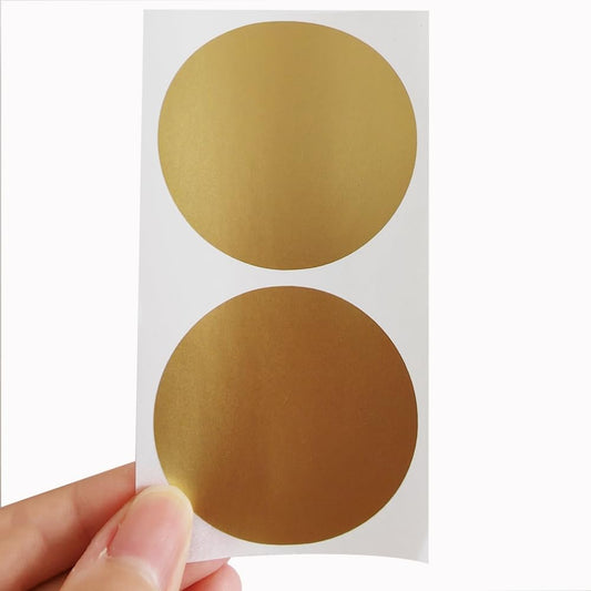 50pcs Scratch Off Sticker Labels 2 inch for Scratch Off Stickers Lottery Tickets DIY Raffle Card Creating Reward Programs 2 Inch Gold Round