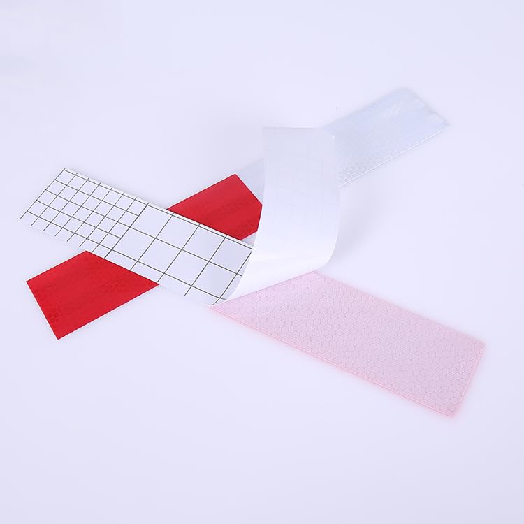 Red/White Reflective Tape 10 Pack, 2" x 12", Waterproof Self-Adhesive Safety Caution Warning Tape for Cars, Trucks, Trailers, Boats & Road Signs, Trailer Reflector Red/White 10pcs