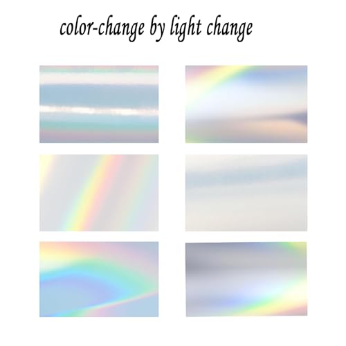 4Roll M110 Holographic Thermal Labels & White M110 Thermal Sticker Labels 1.57''x1.18'' (40x30mm) Multi-Purpose Square Self-Adhesive Lable Compatible with M110/M221/M220/M120/M200 Address Labels