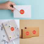PARTH iMPEX Christmas Envelopes & Gold Foil Seal Stickers