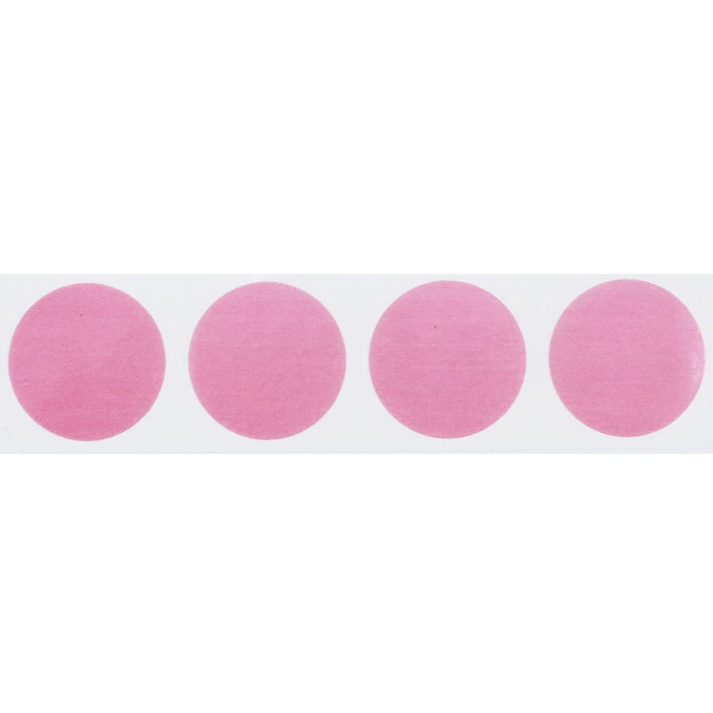Pink 3/4" Inch Transparent Color Coding Labels, 500 Total Adhesive Stickers On A Roll, Ideal for Planners, Journals, Mailing Seals and Crafting Ideas Pink