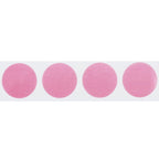 Pink 3/4" Inch Transparent Color Coding Labels, 500 Total Adhesive Stickers On A Roll, Ideal for Planners, Journals, Mailing Seals and Crafting Ideas Pink