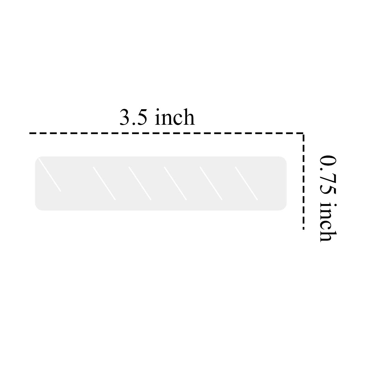 Clear Tamper Evident Stickers, 3/4 x 3 1/2" Adhesive Security Warranty Void Stickers Waterproof Sealed Labels for Food Delivery,File Folder Sealing,Food Package 300Pcs