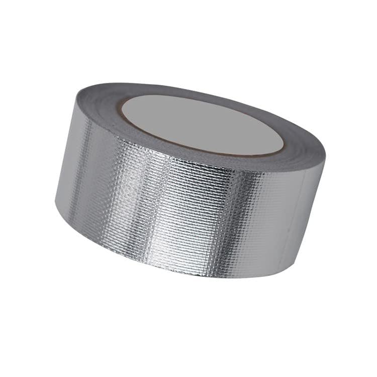 Professional Adhesive Tape for Sound Deadening Installation Finishing Sealing, Reinforced Aluminum Foil Tape (Silver Rip-Stop), 2.0 in Widen 6.0 Mils Thickness