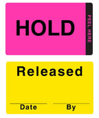 ChromaLabel 3" x 5" Imprinted Hold Quality Control Labels, 50/Pack