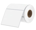 4x3 Thermal Labels Direct Thermal Sticker Labels 500Pcs/Roll White 4"x3"-500 Labels