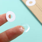 250Pcs Transparent Self-Adhesive Hole Reinforcement Labels Round Stickers, Hole Punch Protector Stickers Loose Leaf Paper Hole Sticker, Labels and Stickers, Hole Reinforcement Stickers