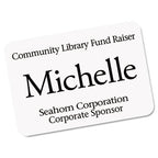 Avery® EcoFriendly Recycled Name Tags, 2-1/3" x 3-3/8", White, Removable Adhesive, 160 Printable Name Badges (42395) 2-1/3" x 3-3/8" 160 badges