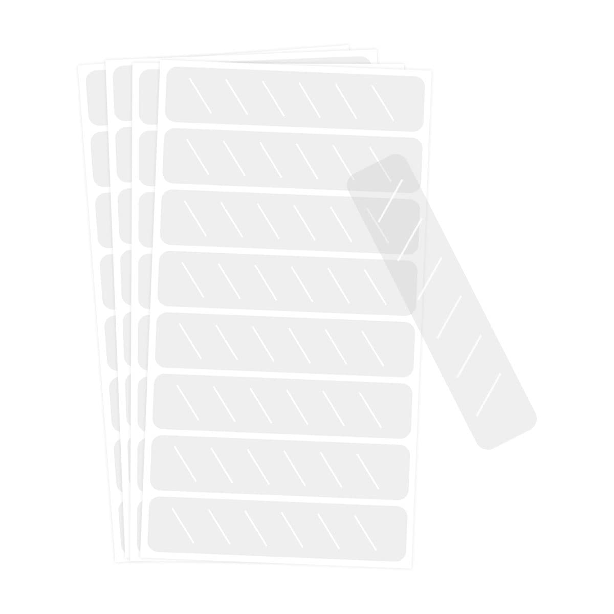 Clear Tamper Evident Stickers, 3/4 x 3 1/2" Adhesive Security Warranty Void Stickers Waterproof Sealed Labels for Food Delivery,File Folder Sealing,Food Package 300Pcs