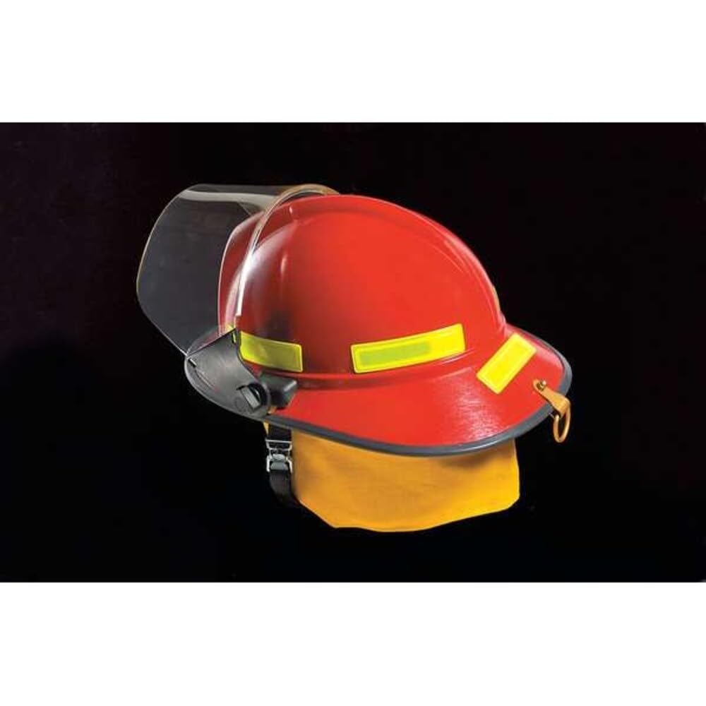 AccuformNMC Adhesive Retro-Reflective Hard Hat Helmet Stickers Red Orange