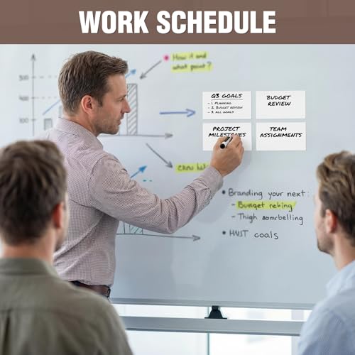 Dry Erase Label Stickers,Self Adhesive Whiteboard Labels with Pens