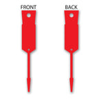 Versa-Tags Red Self-Locking Plastic Arrow Key Tags, 2000 Count