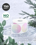 MUNBYN 2 Inch Circle Thermal Sticker Labels and Bluetooth Thermal Label Printer