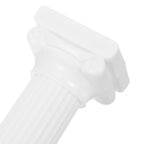 STOBOK 8pcs White Roman Column Pillars, Tiered Cake Support Stands