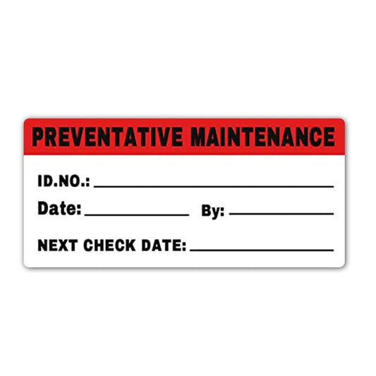 2x1 Inches Preventative Maintenance Labels,Inspection Safety Label by/Date/Next Stickers,Inventory Shipping Pallet Stickers,200 Pcs.