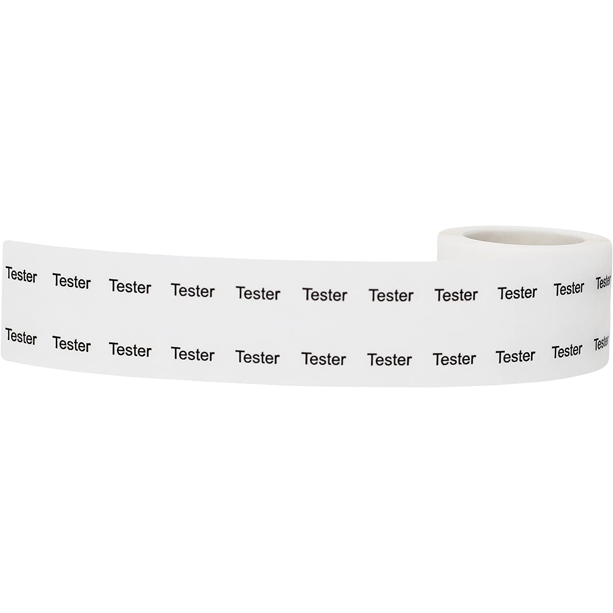 Clear Tester Stickers, 1/2 Inch Round, 1000 Labels on a Roll Clear