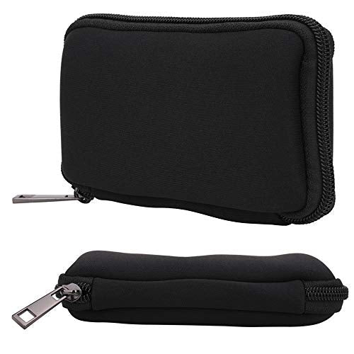 Vellgo USB flash drive case with soft material, 10 slots for thumb drives, portable electronic accessories organizer.