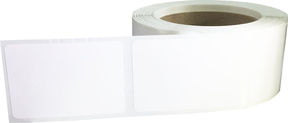 InStockLabels Removable Blank Food Rotation Labels 2 x 3 Inch 500 Adhesive Stickers, White