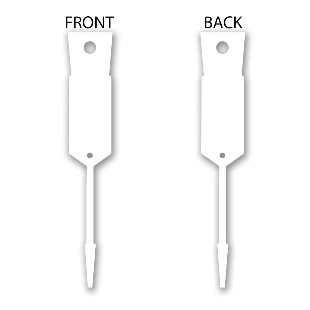 Versa-Tags White Self-Locking Plastic Arrow Key Tags, 2000 Count