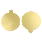 100 Pcs Gold Paper Cake Boards Mousse Cupcake Dessert Display Trays 3.54 Inch Round for Pastries Wedding Birthday Party