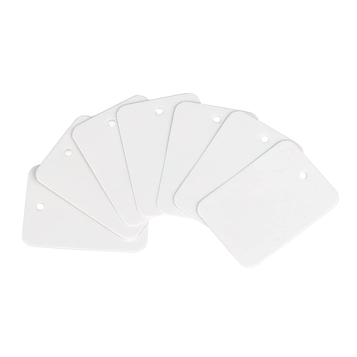 G2PLUS 1000 PCS Price Tags, 1.9 X 1.3 in White Paper Labels, Unstrung White Blank Rectangular 1.3x1.9 in