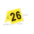10 pcs Acrylic Crime Scene Evidence Markers
