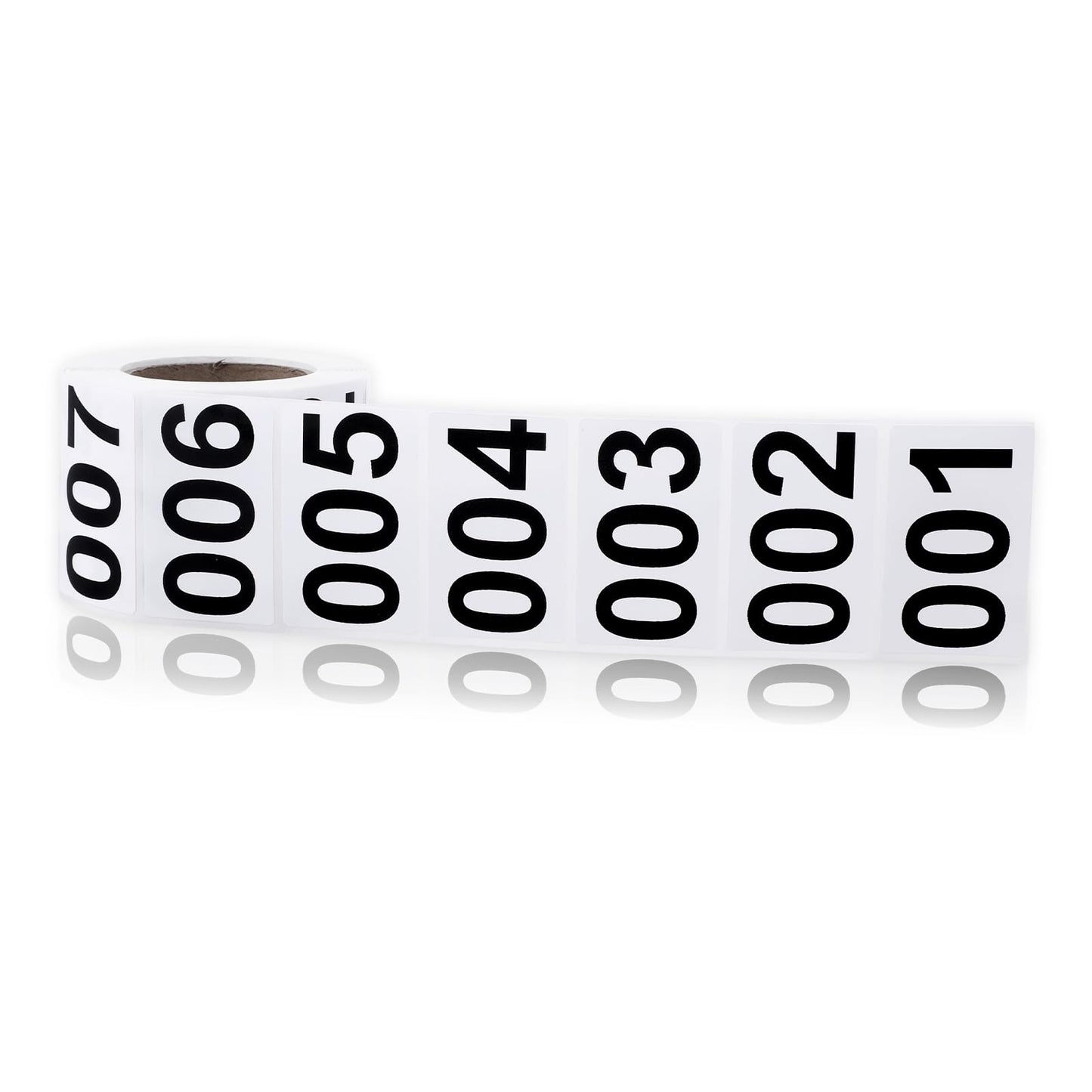 Consecutively Numbered Labels 2 x 1 Inch Inventory Labels Self-Adhesive Copperplate Inventory Numbered Sticker Product Claiming Label 1-500 Clothes Numbers Moving Box Numbering Label