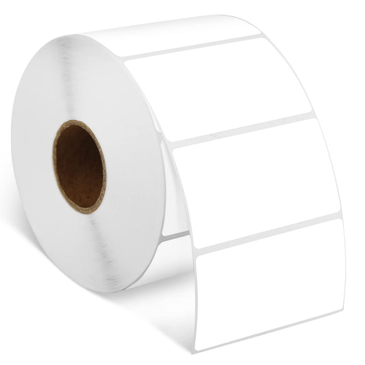 iDPRT 2.28' 1.18' Multi-Purpose Direct Thermal Labels (58mm30mm), Self-Adhesive Thermal Sticker for Address, Barcode, Compatible with iDPRT, Rollo, Zebra, etc, 1 Roll - 1000pcs, White 2.28” × 1.18”(58mm×30mm)
