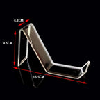 GSHLLO 6 Pcs Clear Acrylic Shoes Stand Shoe Store Display Holder Sandal Shoe Display Rack High Heel Riser Stand Transparent Shoes Holder High Heel Organizer Stands for Home Shopping Malls
