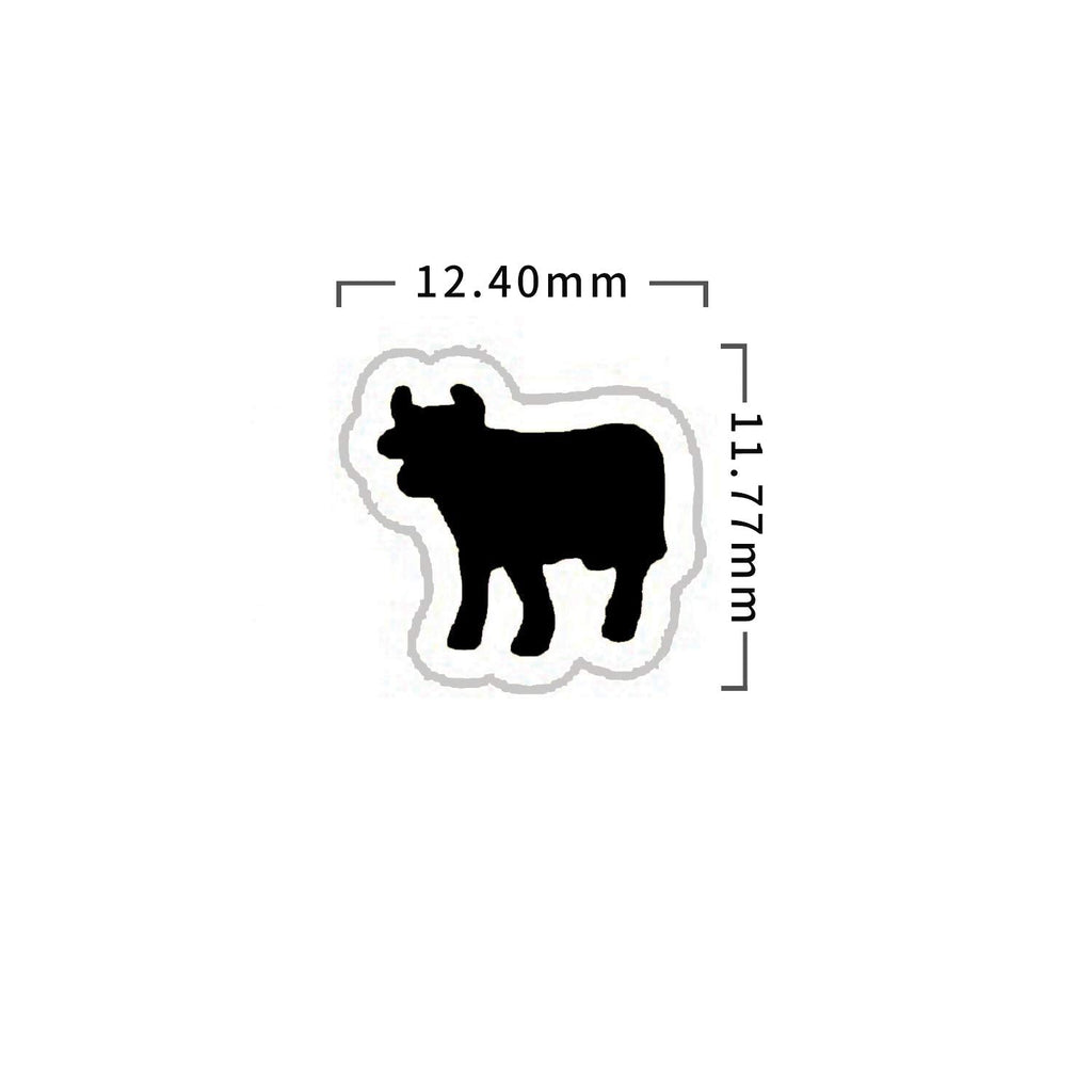 Wedding Meal Indicator Stickers - 50 Stickers (Beef, Black) 50 Stickers - Beef