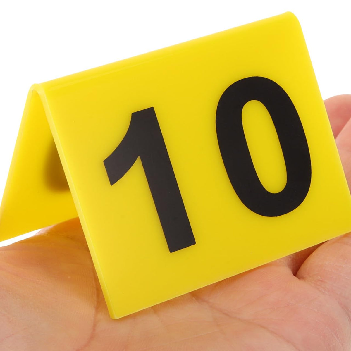 Cabilock Table Numbers from 1-10, Acrylic Double Side Numbered Table Tents