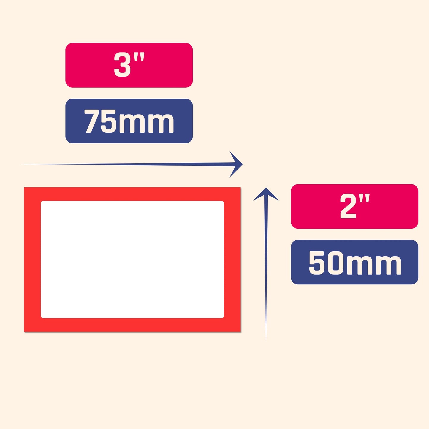 250 Pack, Colored Name Tag Stickers Labels Sheets - 3" x 2" 250 Pack