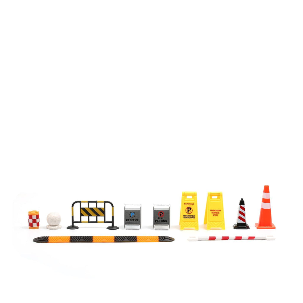Miniature Traffic Accessories Set for 1/18 1/24 1/30 RC Cars